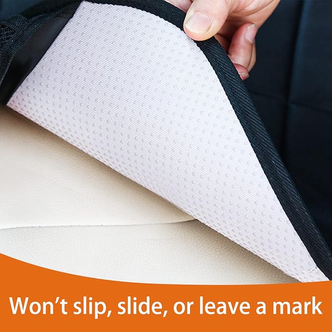Meolsaek Car Seat Protector, Non-Slip Backing Will Not Leave Imprint | Waterproof Thicker Car Seat Cover for SUV, Sedan, Truck, Leather Car Seat Cushion - Image 4