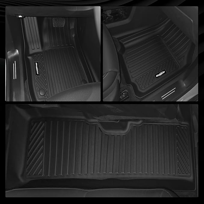 Floor Mats for 2015-2025 2026 Jeep Renegade Accessories | (Fit Cargo Floor in Upper Position)Trunk Mat & Backrest Mat & Door Sill Guard All Weather TPE Protector Full Set Floor Liners - Image 6