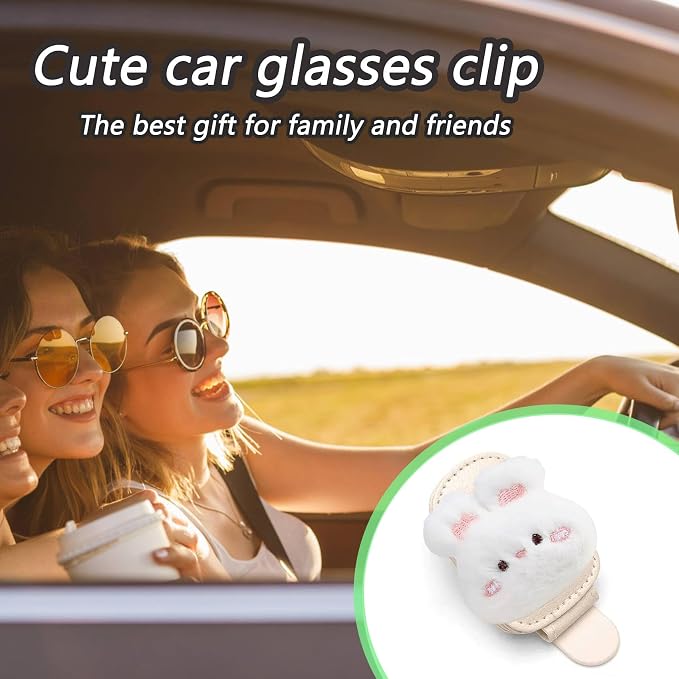 Ducks Car Visor Accessories Magnetic Leather Sunglasses Holder | Ticket Card Clip Sunglasses Mount,Cars Visor Accessories Gadgets Duck Auto Decor,Ducks Gifts for Women,Men,Mom - Image 3