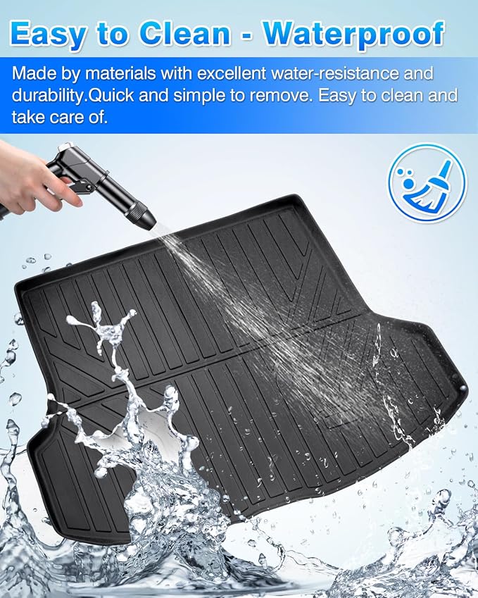 Cartist Cargo Liner Fits for Lexus RX350/RX350h/RX500h 2023 2024 2025 2026 Accessories All Weather Trunk Mat for RX Anti-Slip Heavy Duty - Image 4