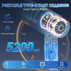 KMM Handheld Car Vacuum Cleaner, 16000PA Air Duster & Hand Held Vacuum | 120W High Power, Cordless, Portable, Rechargeable with Multi-Nozzles & LED Light for Home, Car, Office, Pet - Image 4