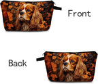 Cavalier King Charles Spaniel Makeup Bag for Women Travel Cosmetic Organizer Bag Teacher Appreciation Gifts Small Zipper Toiletry Bag - Image 5