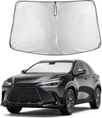 Autovir Windshield Sun Shade Fit for 2022-2024 2025 2026 Lexus X | Sunshade, Front Car Window Shades Sun Visor, Blocks UV Rays & Heat, Car Accessories by Autovir