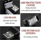 4PCS USB LED Car Interior Atmosphere Light, Plug-in USB Interface Vehicle Ambient Lamp, Automotive Interior Night Decoration Lamp, Universal for SUV Automobile Truck (White) - Image 3