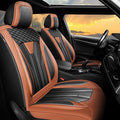Fit Altima Car Seat Covers for Nissan Altima 2010-2025 2026- Full Set Premium Leather, Waterproof&Breathable, All-Weather Seat Cushion Protecto & Airbag Compatible, Full Set Brown & Black by Unknown