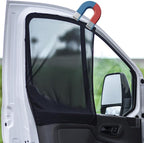 Magnetic Car Side Window Sunshade for Camper Vans Passenger Vans Front Window Shade for Driving Large Size Fit Benze Sprinter, Promaster Cargo Van, Ford Transit by Bayan