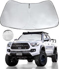 Car Windshield Sun Shade Fit 2026-2016 Toyota Tacoma 2Dr 4Dr Truck | HOHUIGO Foldable Car Window Sunshade Accessories Fit Tacoma Limited 2Door 4Door Pickup Sun Visor Protector for Toyota Tacoma by HOHUIGO