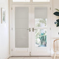 NICETOWN Magnetic Door Curtains for Window, Thermal Insulated Curtains, French Front Door Window Covering, Roman Roll Up Shade for Patio Glass, 27 x 72 inch Long, 1 Panel, Natural by NICETOWN