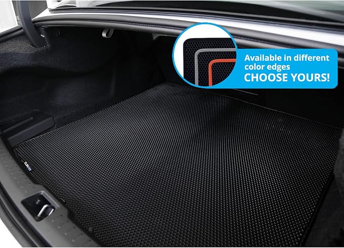 CLIM ART Cargo Liner for Volvo S60 2019-2026 Custom Fit Trunk Mat, Honeycomb Dirtproof & Waterproof Technology - All-Climate, Heavy Duty, Anti-Slip Cargo Liner,Luggage - FL01119110 - Image 3