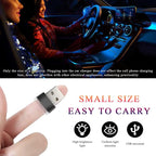 Yourkar 4 PCS USB LED Car Interior Atmosphere Lamp, Plug-in USB Interface Trunk Ambient Lighting Kit, Night Led Decoration Mini USB Light, Universal Interior Car Accessories (White+Red) - Image 4