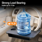 2-in-1 Steering Wheel Tray and Car Seat Gap Organizer for Drivers, Adjustable Food Tray and Laptop Desk Table for Eating, Working, Writing, Road Trips, Fits Most Cars, SUVs and Minivans - Image 7
