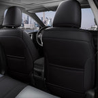 Custom Fit Seat Covers for Toyota Corolla 2014-2019 L, LE, LE Eco | Black Full Set. Premium Faux Leather, Waterproof, Airbag Compatible, easy maintenance, factory-style fit, Precision fit - Image 3