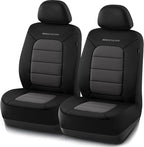 Skechers Memory Foam Seat Covers,Thick Cool Touch Fabric Seat Covers,Front Seat Covers Airbag Compatible,Automotive Comfort Protection for Most Cars,Vans,Trucks,SUV,Floor Grey by Unknown