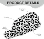 2 Pack Sunglass Holder for Car Visor, Universal Magnetic Car Sunglass Holder for Different Size Eyeglasses, Car Visor Accessories (Leopard-White) - Image 2