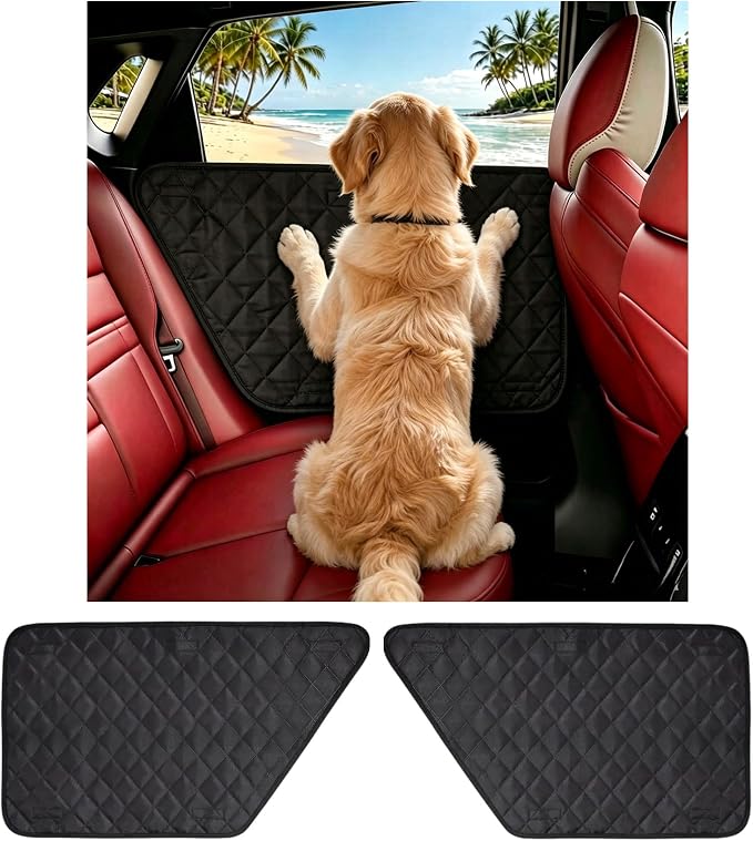 2 Pack Dog Car Door Protector, Scratch Guard for Cars & Compact SUVs | Thick, rugged Oxford fabric. Waterproof & scratch-resistant. Tool-free install, easy wipe-clean & machine washable by Unknown
