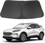 Front Windshield Sun Shade Foldable Car Front Window Sun Shade Windshield Shade Custom Fit for 2020-2026 Ford Escape Block UV Rays Car Accessories Heat Keep Cooler by FannycCargoCover