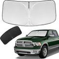 for Dodge RAM 1500 2019-2025 2026 Sun Shade Sunshade Windshield Cover | 4 Layers Front Window Shade for RAM1500 2Dr RegularCab 4Dr QuadCab CrewCab MegaCab Pickup Sun Visor Car Accessories by ZOIBVCARSUNSHADE
