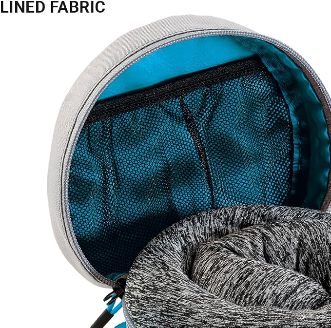 Go Travel Universal Travel Pillow Packer, Roll to Fit, Blue | Compatible with Most U-Shaped Memory Foam Neck Pillows, Perfect for Airplane, Bus, Car, and Train Journey, Travel Essentials - Image 3
