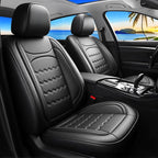 Car Seat Covers Compatible with Kia Sportage 2009-2025 2026, Full Coverage Leather Waterproof Breathable Seat Covers Full Set, Automotive Seat Protectors, Airbag Compatible(5 Seats, Black) by Unknown