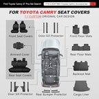 TTX LIGHTING Custom Fit for Toyota Camry Front Seat Covers | Gas |2018-2024 2-Seats | Original Seat Pattern | Full Coverage | Easy Install | Waterproof | Faux Leather - Image 8