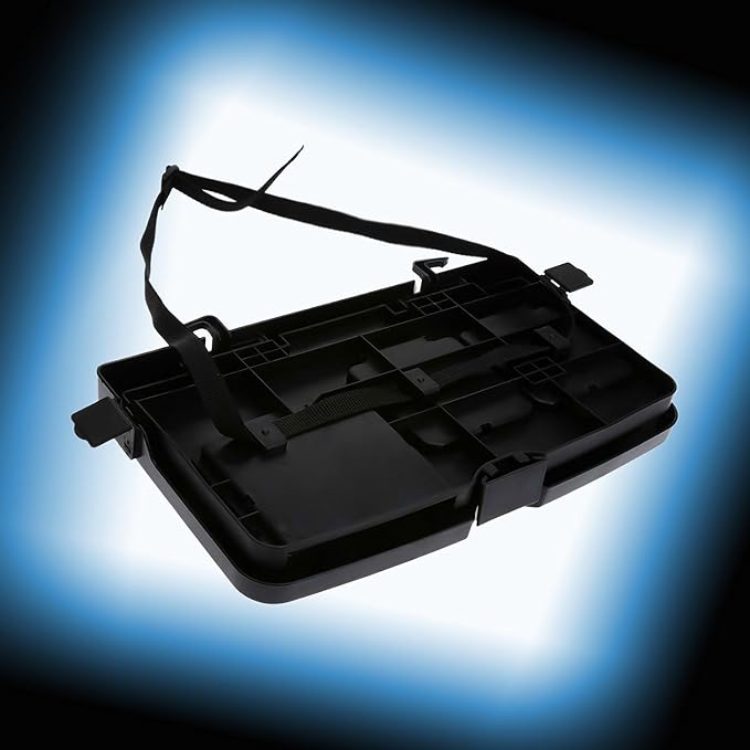 ZONETECH Multi-Functional Portable Foldable Car Backseat Tray Desk - Black Vehicle Table for Food, Meal, Snack, Laptop - Stay Organized When on The Go (1-Pack) - Image 4