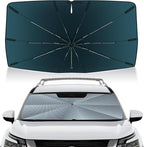 Autorder Windshield Sun Shade Umbrella for 2022-2025 2026 Nissan Pathfinder Accessories,Upgraded Ice Crystal Material,Easy Setup Umbrella Sunshade for Car Windshield,100% Sun Blocking by Autorder