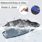 All Weather Rear Cargo Liner Trunk Mats for 2020-2026 Ford Escape Carpet | 3D laser precision fit trunk tray, all weather waterproof trunk protector. Odorless non-slip trunk carpet for SUV and cars - Image 4