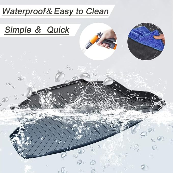 YQ Rear Cargo Liner for 2023-2026 Honda HR-V All Weather TPO Custom Fit | Fits 3rd Gen, 3D Laser Scan Custom Fit, High-Raised Lip, Waterproof Non-Slip Odorless Trunk Tray Accessory - Image 6