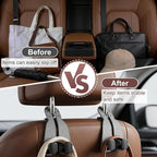 2 Pack Car Seat Back Double Hook, Headrest Hooks for Car, 2026 New Car Seat Back Organizer Storage Hook for Handbag, Purse, Coat Bags, and Accessories - Image 4
