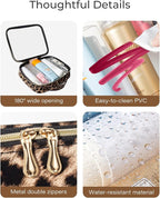 3 Pack Clear Toiletry Bag for Women, TSA Approved Organizer for Travel Size Toiletries Carry on Travel Accessories Bag Airport Airline Compliant Bag Makeup Bag Zipper Pouch Set - Image 6