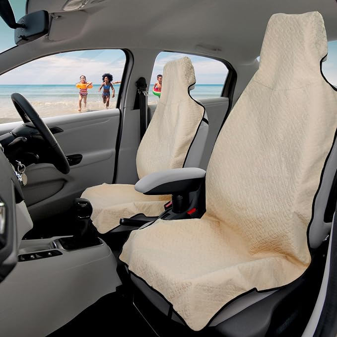 Waterproof Car Seat Cover Towel | Sweat-proof, Universal Fit for SUV & Truck, For Gym, Yoga, Pets, Workout, Beach, Microfiber Fabric, Machine Washable - Image 2