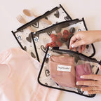 Tiny Twinkle Diaper Bag Organizing Pouches|3 Pack Mess-Proof Clear Front Travel Organizer Bags&TSA Approved Toiletry Bag Set for Baby and Mom Essentials - Image 7