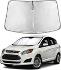 EcoNour Windshield Sunshade Compatible for Ford C-Max 2013-2017 2018 2019 | Sun Visor for Front Windshield & Window Sun Shade Cover, UV Heat Blocker & Protector, Car Accessories by EcoNour