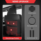 TTX LIGHTING Custom Fit for Toyota RAV4 Seat Covers 2013-2018 5-Seats | Original Seat Pattern | Full Coverage | Easy Install | Waterproof | Faux Leather | Shield Your Car Seats | All Season - Image 3