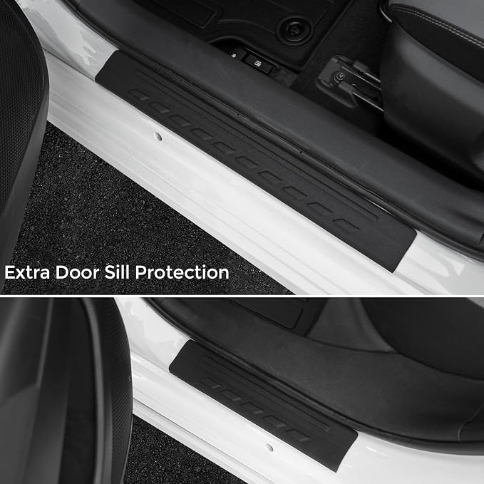 Floor Mats for 2020-2026 Toyota Corolla Sedan Accessories | Full-Coverage Set with Cargo Liner, Odorless & Durable, All-Weather Protection, 3D Laser Fit, Easy to Spray Clean - Image 5