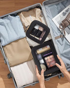 Clear Mahjong Tile Bag, Makeup Bag Set Travel Makeup Case Clear Cosmetic Travel Bag Small Makeup Organizer Mini Make Up Pouch for Purse Waterproof Toiletry Bag Portable Car Essentials Car Organizer - Image 7