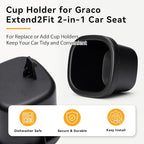 2-Pack Replacement Cup Holder Set for Graco Extend2Fit 2-in-1 Car Seat, Injection-Molded Car Seat Replacement Parts - Image 3