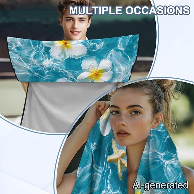 Frangipani Car Towel Seat Cover 1 Piece Breathable Front Seat Towel Cover with Storage Bag Cars Accessories Easy to Store for Cars SUV Trucks - Image 5