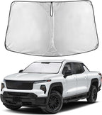 EcoNour Windshield Sunshade for Chevy Silverado EV/GMC Sierra EV 2024-2026 | Sun Visor for Front Windshield & Window Sun Shade Cover, UV Heat Blocker & Protector, Car Accessories by EcoNour