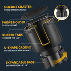TYKOR Car Cup Holder Expander with Adjustable Base, Fits Bottles 16-46 OZ | Cup Holder Extender Adapter for Car, Fits YETI 24/36/46oz, Stanley 14-40oz, Large Water Bottles in 2.7"-4.2" (16-46 OZ) - Image 2