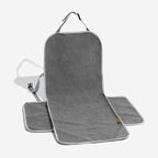 FUNNY FUZZY Dog Car Seat Cover for Front Seat, Dog Seat Cove Waterproof, Scratchproof Non-Slip Car Seat Protector, Universal Fit Most Cars, SUVs, Trucks, Grey - Image 8