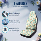 GENANY Dragon and Dice Car Seat Covers, 2-Piece Front Seat Set | 2-piece polyester front seat cover set, each 49.5 x 19.6 inches, with adjustable straps and hooks - Image 5