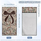 Camo Bow Car Towel Seat Cover 1Pack Soft Comfortable | Breathable Car Seat Cover Protector, with Storage Bag, Easy to Store, for Cars, Trucks, Sedans, Vans, SUVs - Image 7