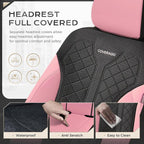 Coverado Car Seat Covers 2-Pack, Luxury Front Seat Covers, Automotive Car Seat Protectors, Pink Driver Seat Covers Universal Fit for SUVs, Trucks, Sedans - Image 7