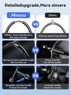 Nmoiss Windshield Sun Shade Umbrella for Honda Accord - [Vinyl Coating Heat Shield] Protect Car from Sun Rays & Heat Damage Keep Cool and Protect Interior, Spring Structure Edge - Image 6