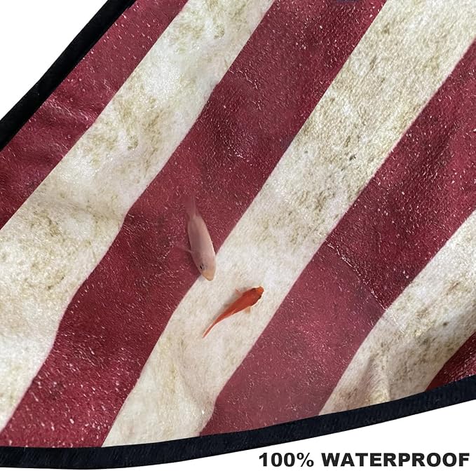 Car Seat Covers 2pcs Waterproof Towel Car Seat Cover Universal Fit for Most Trucks SUV Fitness Athletes Pets Gym and Water Sport，American Flag Design - Image 3
