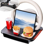 2-in-1 Steering Wheel Tray and Car Seat Gap Organizer for Drivers, Adjustable Food Tray and Laptop Desk Table for Eating, Working, Writing, Road Trips, Fits Most Cars, SUVs and Minivans by Unknown