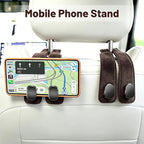 SUKIPIN Car Hooks, Car Seat Headrest Hooks for Purses and Bags 2-Pack Brown | Car Accessories for Women, Solid Durable Construction, Quick Tool-free Mounting, Universal Fit for Most Vehicle Headrests - Image 5