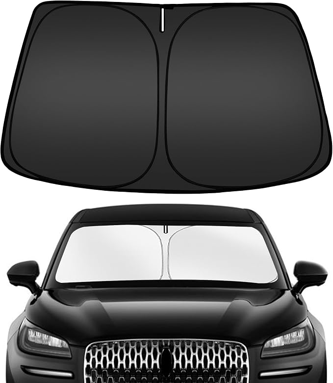 ARISMOTOR Windshield Sun Shade for Lincoln Corsair 2020-2026 | Custom Fit, Foldable, Front Window Sunshade Sun Visor Protector, Block UV Rays, Keep Car Cooler by ARISMOTOR