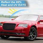 Windshield Sun Shade for Chrysler 300 300C 2011-2023 2024 2025 Sun Visor | Foldable Front Window Shield Cover Sun Protector Car Accessories Block UV Rays Heat - Image 2